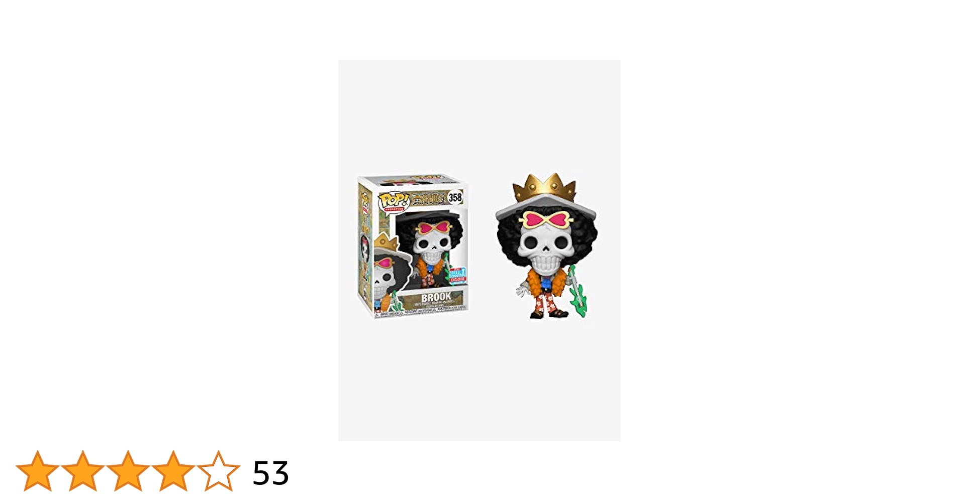 POP ワンピース BROOK ブルック Amazon.com: One Piece Samurai Brook Exclusive Vinyl Figure